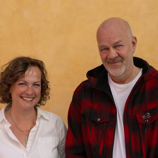 Jeanette Varberg & Jens Henrik Jensen. Foto af Ib Helles Olesen, Forfatterweb